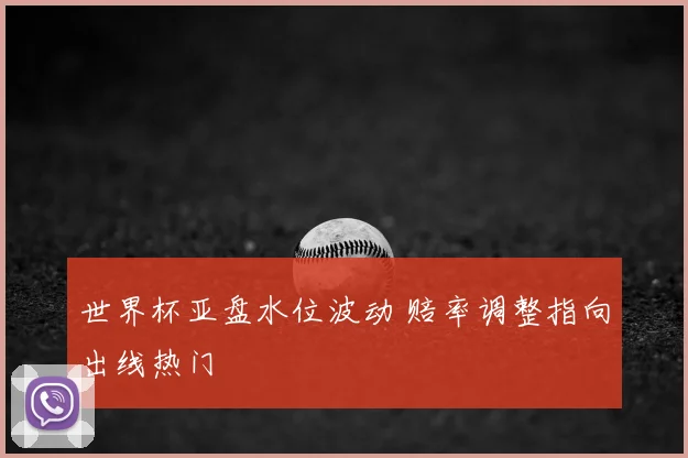 世界杯亚盘水位波动 赔率调整指向出线热门