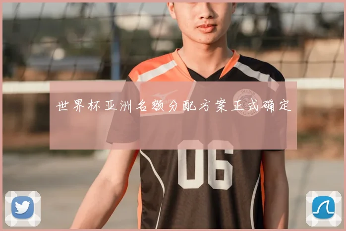 世界杯亚洲名额分配方案正式确定