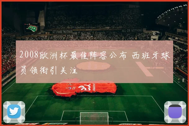 2008欧洲杯最佳阵容公布 西班牙球员领衔引关注
